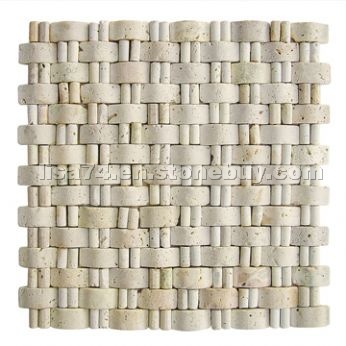 Travertine mosaic