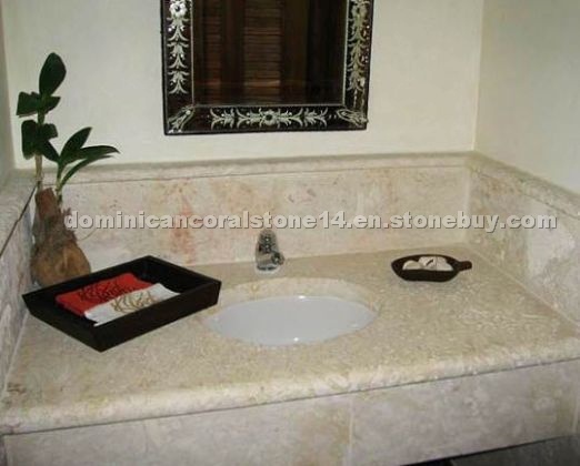 Coral Stone Vanity Top