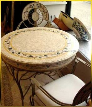 mosaic table