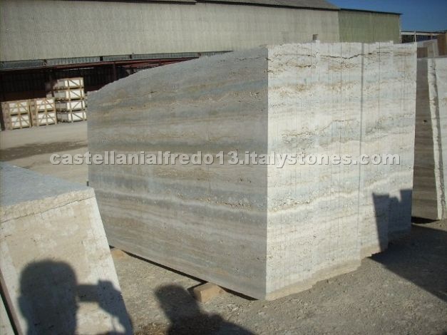 Travertino Romano Blue Strips