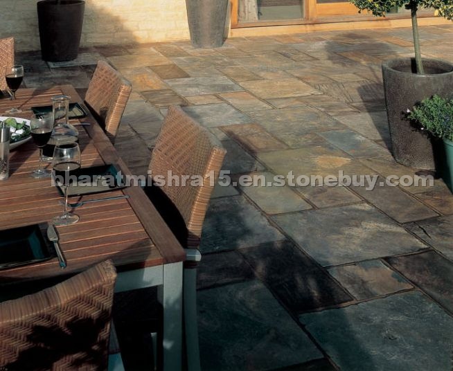 Rustic Slate Crazy Paving