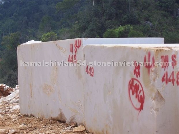 Pure White Marble Blocks