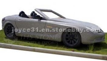 stone sculpture(car)