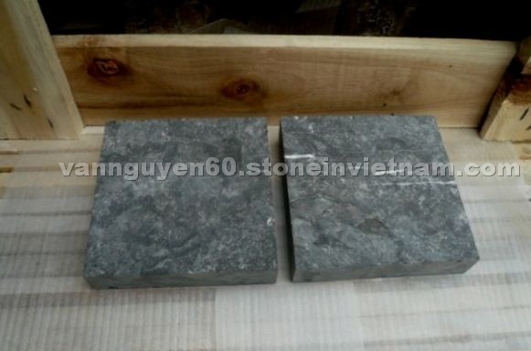 Marble flamed pavers