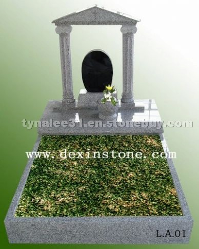European style tombstone