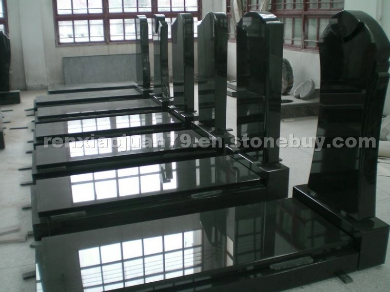 Shanxi Black Tombstone and Gravestone