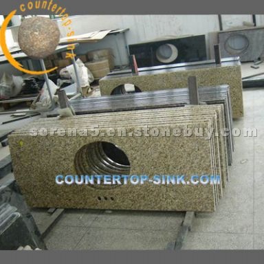 yellow granite countertop