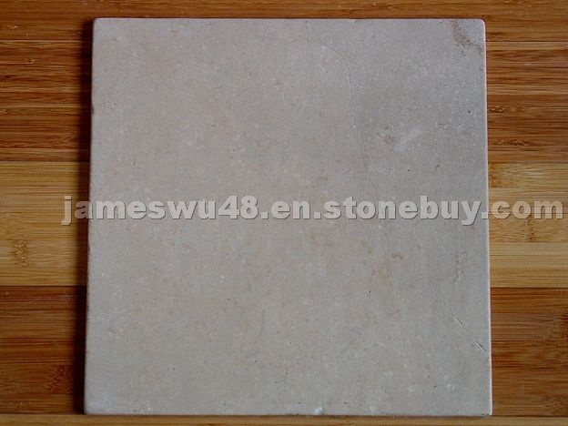 Beige Limestone fooring tiles- Honed Finished