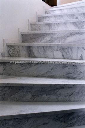 Semi White Marble stairs
