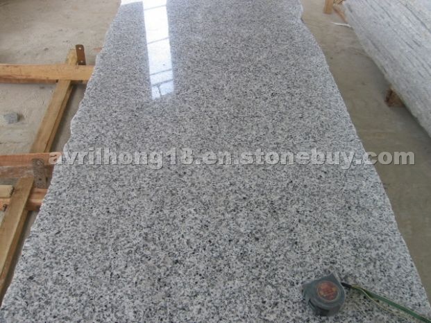 Polished G640 grey granite slab