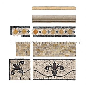 Travertine Borders & Liners