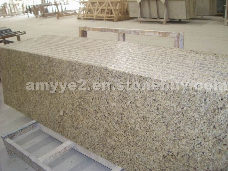 new venetian gold granite prefabricated countertop