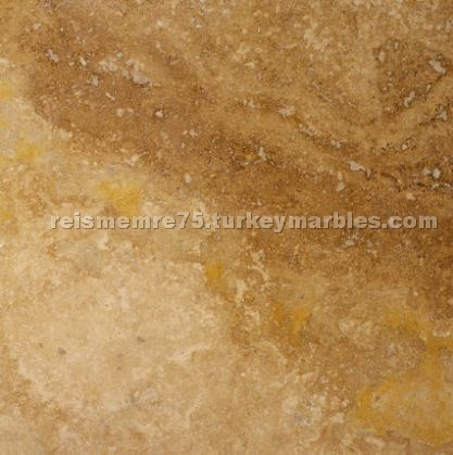 Golden Brown Walnut Travertine Tiles