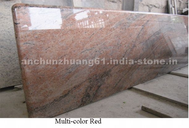 Multicolor Red Granite Countertop