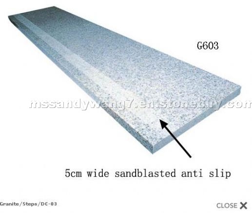 Grey Granite Steps, G603 Granite
