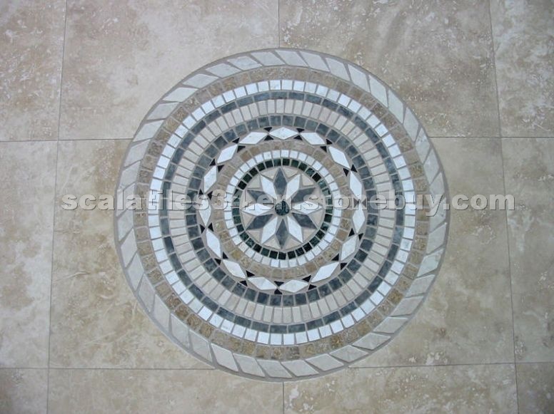 Mosaic Medallion - circled diamond star
