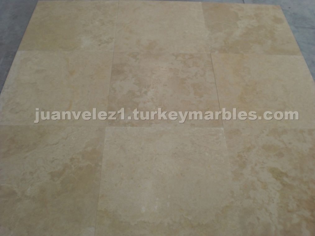 Travertine Floor Tile Medium Light 24x24 Honed Fil