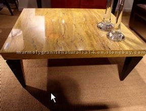 Travertine table top