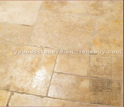 Jerusalem Gold Limestone Pattern
