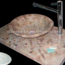 Mosaic Vanity Top, Basin