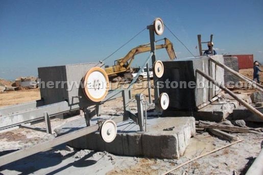 Diamond Wire Saw Machine for Stone Block Squaring