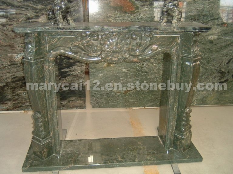 granite fireplace