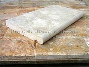 Travertine Cream Pool Coping