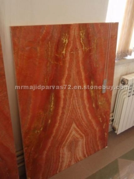 AzarShahr Red Travertine Slabs