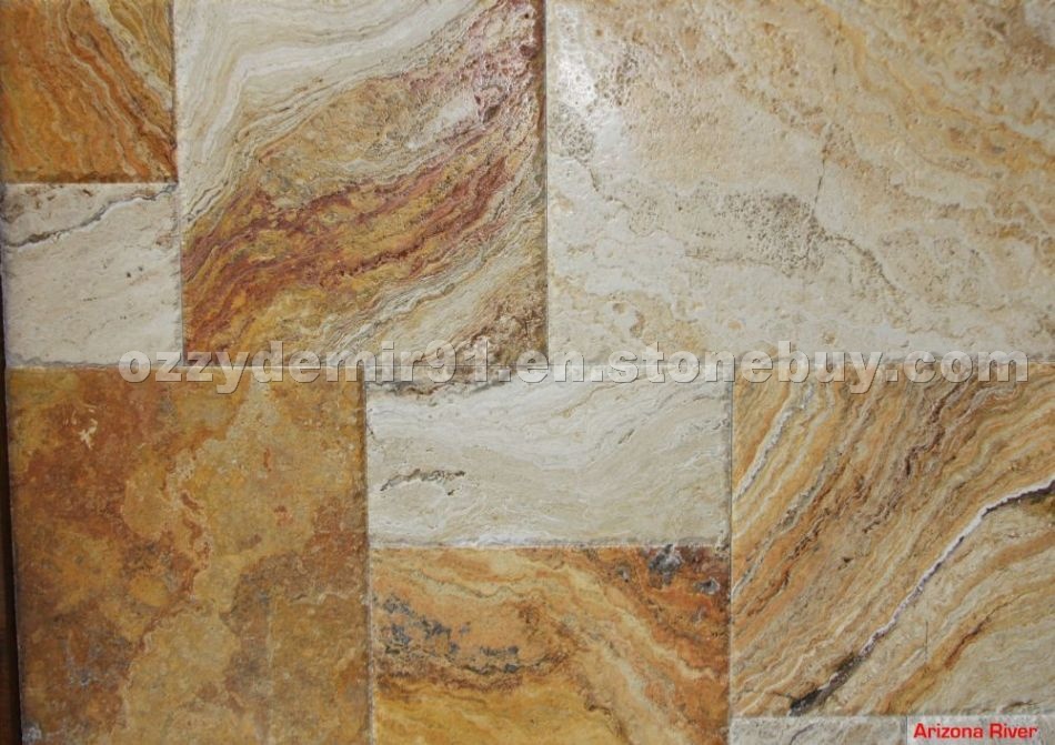 Arizona River French Pattern Travertine