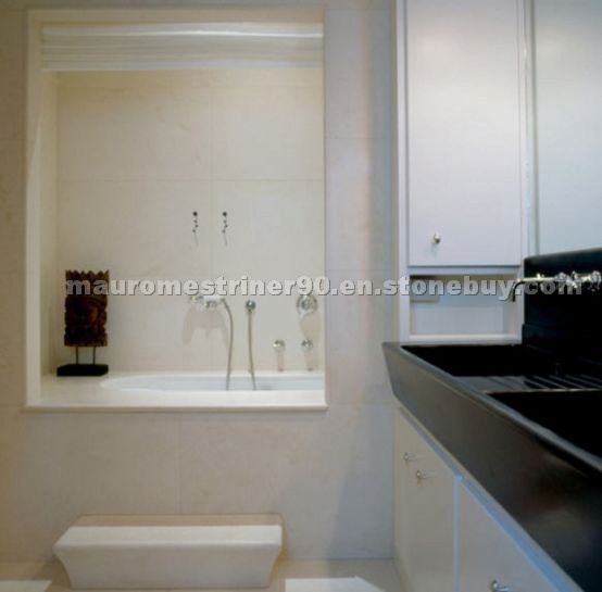 Botticino Marble Bath Design
