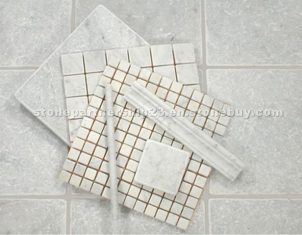 Bianco Carrara Tumbled Marble