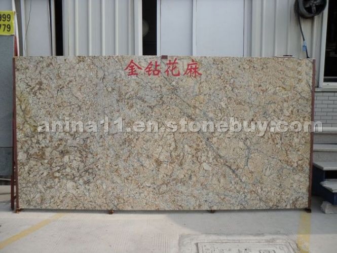 Granite diamond flowers