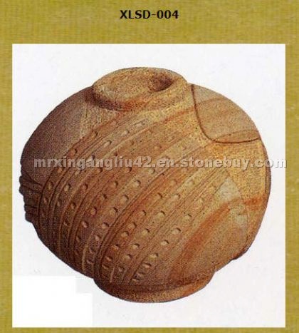 Sandstone Carving Pot Artifacts, Handcrafts
