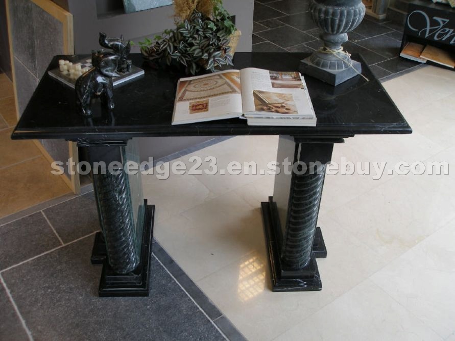 Marquina Marble Table