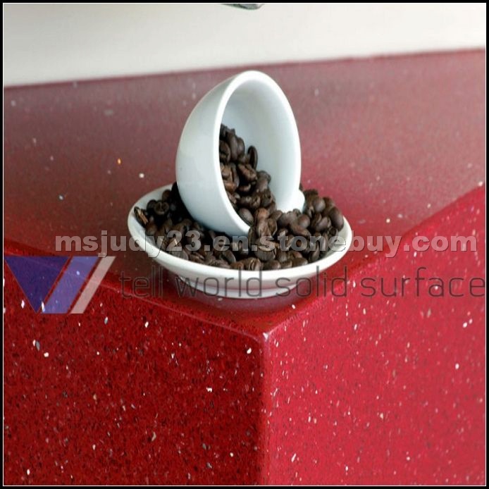 TW new design translucent countertop solid surface