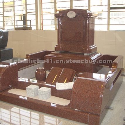 Maple Red Granite Tombstone Maple Red Granite Tombstone