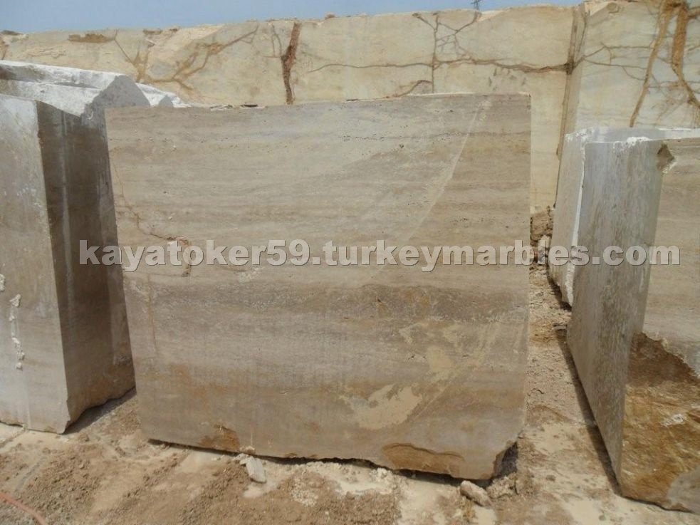 Sunset Travertine Block