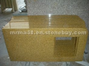 Yellow granite vanity top Yellow granite vanity top