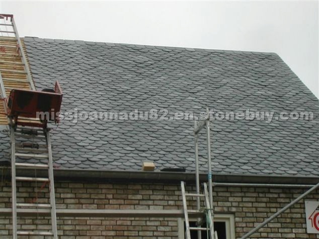 Black slate roof tiles, Slate roofing tile project Black slate roof tiles, Slate roofing tile project