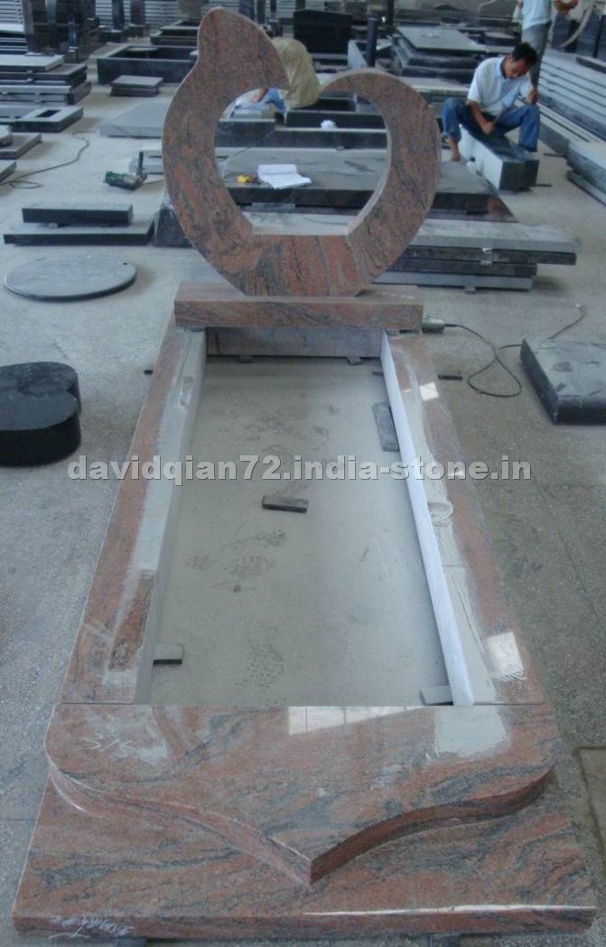 western style red granite monument western style red granite monument