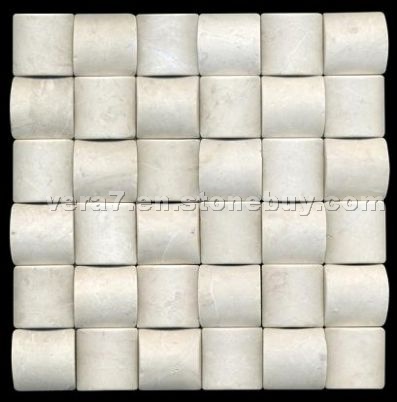 Rice white mosaic saina marble Rice white mosaic saina marble