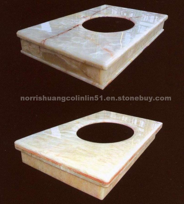White Onyx Vanity Tops