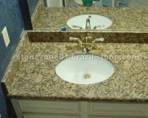 Giallo Fiorito Vanity top