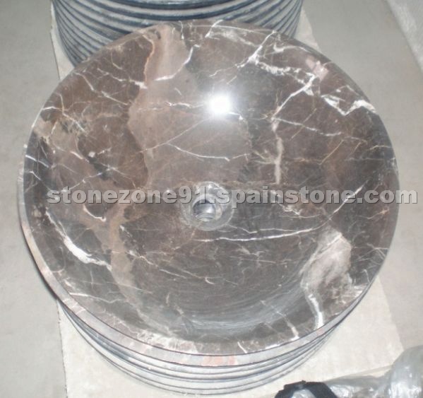 Dark Emperador Sink