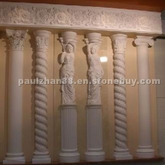 yellow limestone Roman pillars yellow limestone Roman pillars