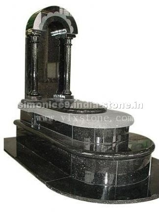 Black tombstone monument YFX-TE-133 Black tombstone monument YFX-TE-133