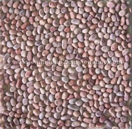 Pebble stone on net,gravel, pebble Pebble stone on net,gravel, pebble