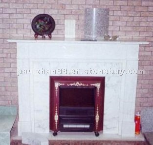 White Marble Fireplace mantel White Marble Fireplace mantel