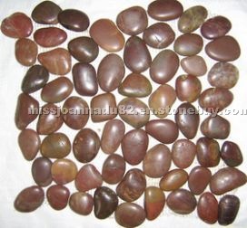 Pebble stone on net,multicoloured pebble,cobbble Pebble stone on net,multicoloured pebble,cobbble