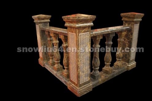 Golden Dragon Marble Balustrade Railings